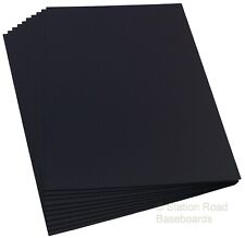 Plasticard Seconds 30% Off, 10 Sheets 0.75mm 30Thou (0.030") Matt Black Size A4+