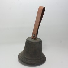 Antique Late 19th Century Bronze Ships Bell, Well Cast And Heavy (1.4kg)