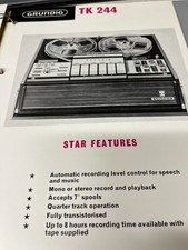 GRUNDIG TK244 REEL TO REEL