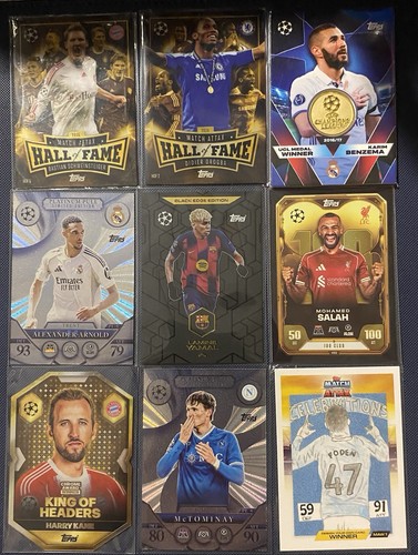 Match attax rare cards - match,