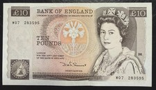 Old Ten £10 Pound Note