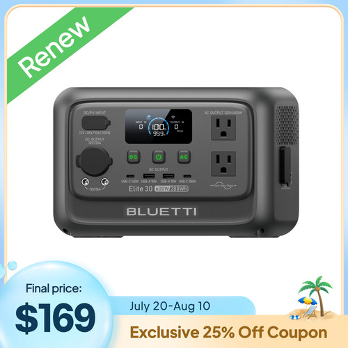 Bluetti elite 288wh - v2,