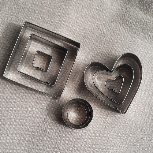 Metal cookie cutter set - metal,