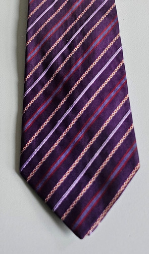 Ozwald boateng silk tie purple - silk,