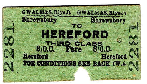 Railway ticket - :, &