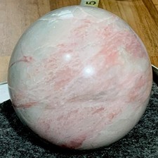 Crystal Large Pink Opal Sphere 437g Circ. 22cm Dia. 69.1mm Tranquility Love BN