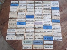 Seventy - Eight London & South Western Railway Luggage Labels.