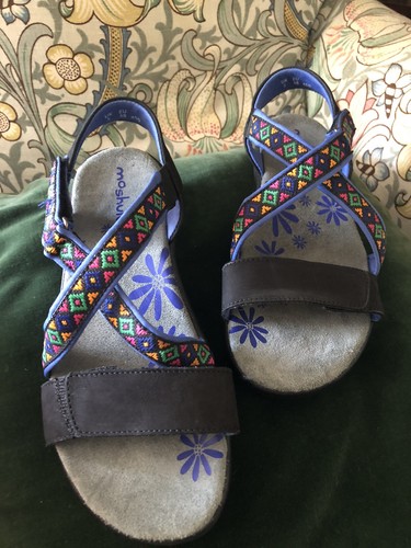 Moshulu nubuck and - moshulu, embroidered