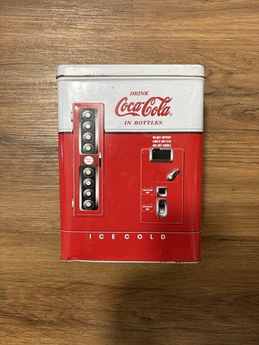 Coca cola vending - machine, tin