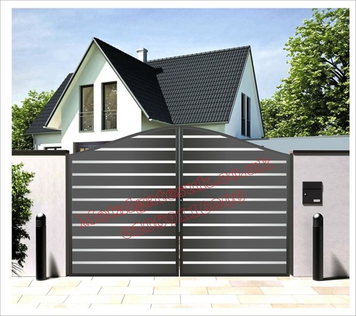 Aluminium driveway gates - aluminium,