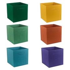 4 or 6pc Foldable Fabric Cube