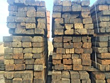 Reclaimed Pine Railway Sleepers Grade "B" (delivery available).