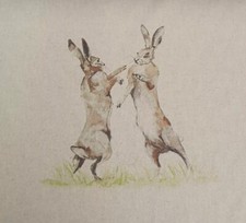 BOXING HARES CUSHION PANEL