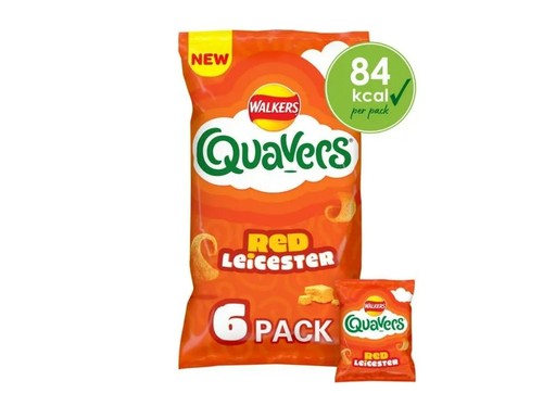 Walkers quavers red leicester - quavers,