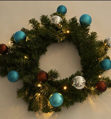 Artificial christmas door - artificial,