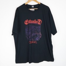 Entombed Crawl Swedish death metal band T-shirt SZ 4XL (V471)