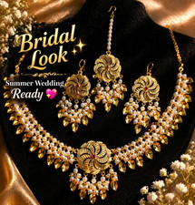 Gold Pearl Bridal Jewellery