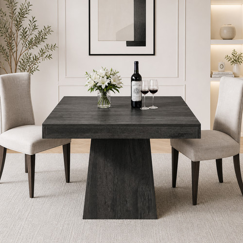Square dining table - square,