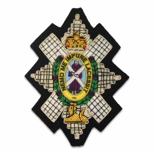 Black watch blazer badge - black,