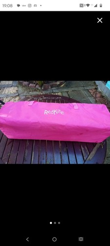 Pink baby cot bed
