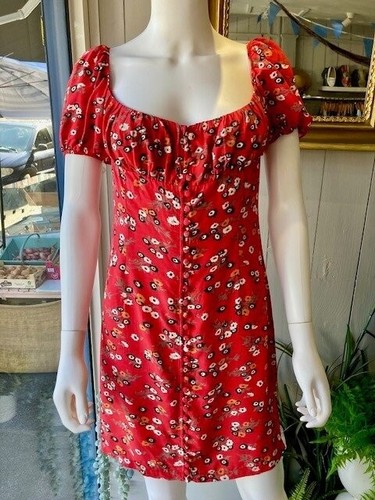Rat boa red floral print - rat,