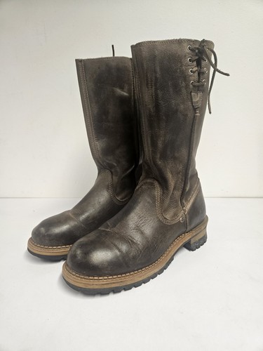 Cat catterpillar brown leather - brown,