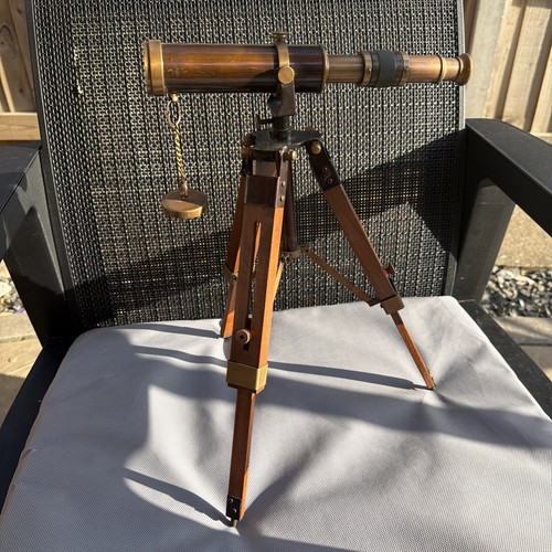 Brass nautical spyglass - brass,