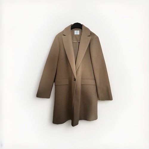Women beige coat fully - women's,