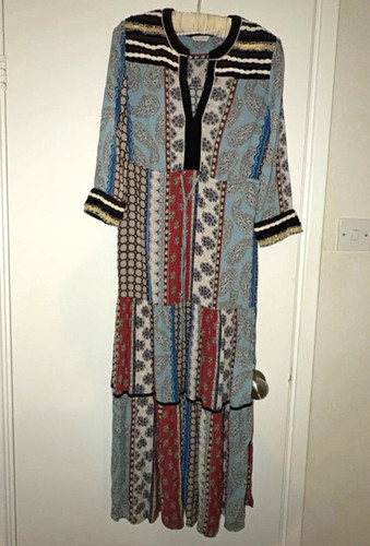 Monsoon blue red patchwork - monsoon,