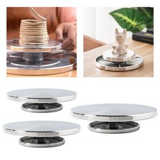 Pottery Wheel Aluminum Alloy Manual Turntable Sculpture Clay Tool 11/15/20cm