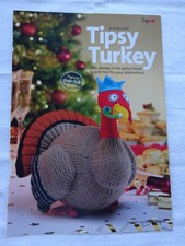 ALAN DART  " TIPSY TURKEY "  TOY KNITTING  PATTERN    DK