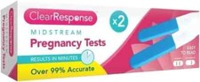 2x Clear Response Pregnancy