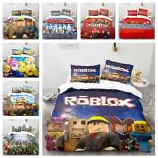 Kids Robloxs Bedding Set Character Game Quilt Duvet Cover  Single Double Size UK