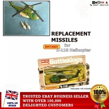 Matchbox 1978 Battle Kings Army Helicopter K-118 - Rocket / Missiles Replacement