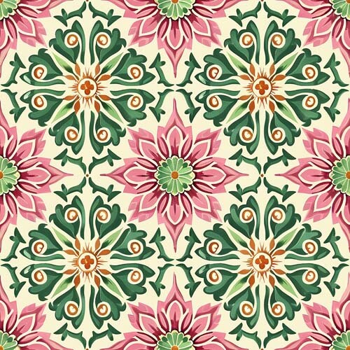 20x pink green - 20x, flower