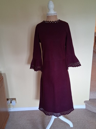 Stunning burgandy myra - myra, dress
