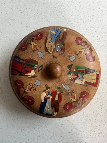 Vintage folk art - art, painted