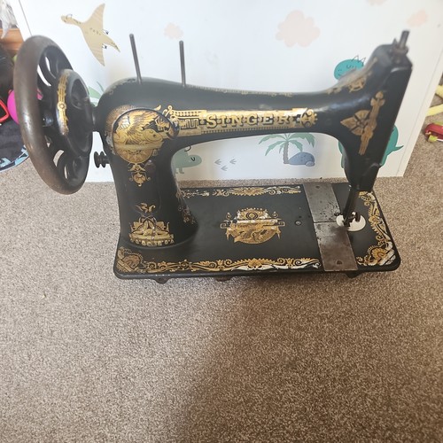 Antique singer model sewing - antique, 27