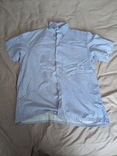 HM Prison Shirt Short Sleeve 16 Inch Collar Used Uniform