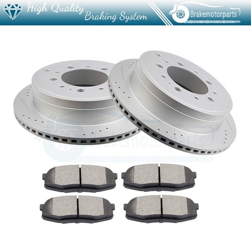 Rear ceramic brake pads and - brake,