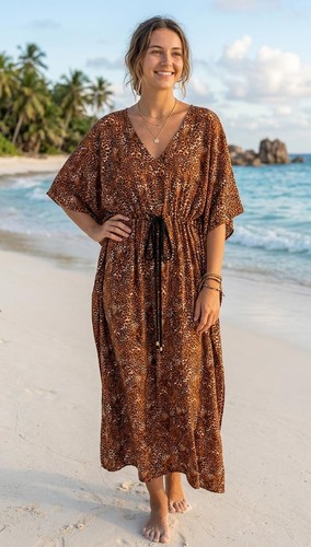 Women long african kaftan - long,