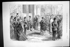 Antique Old Print 1873 Scene