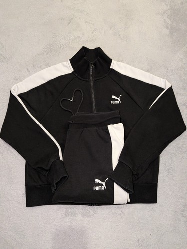 Unisex puma tracksuit - tracksuit, black