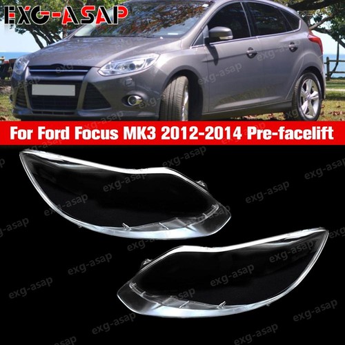 Pair front headlight lens - pair,