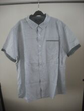 George mens tailor and cutter slim fit patterned shirt xxl 2xl 48-50 inch chest