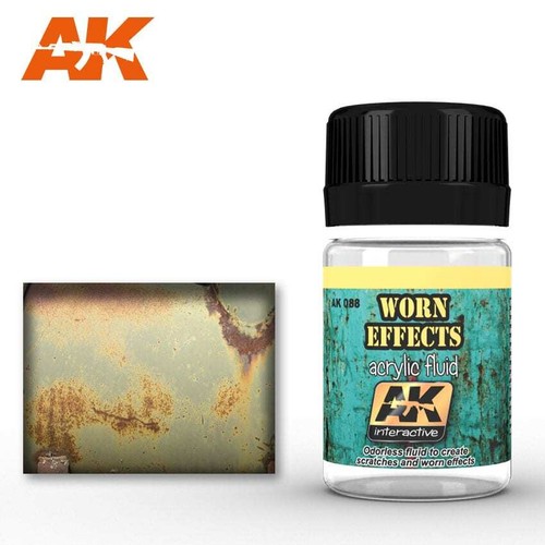Worn effects acrylic chipping - effects,