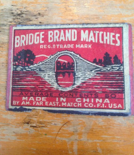 Old match box - match,