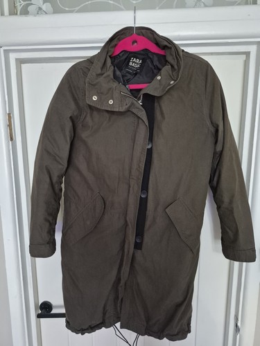 Womens zara basic coat - basic, size