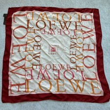 Loewe Silk Scarf Logo Anagram