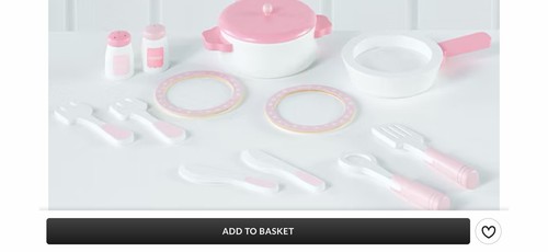 Pink wooden cooking dishes set - cooking,